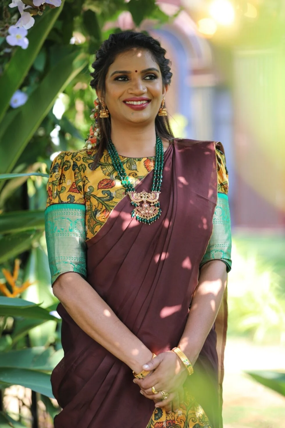Can’t get our eye’s off From this beautiful Kalamkari lehenga ❤️